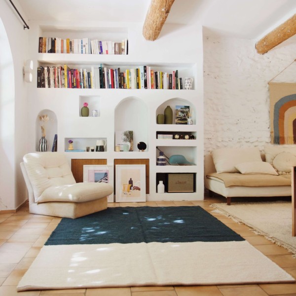 AZUL - CASA CUBISTA - tapis seia sur mesure