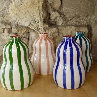 AZUL Concept Store | Casa Cubista | Vase Gourde en terre cuite artisanale