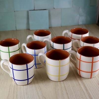 AZUL Concept Store | A Loja da Cerâmica | Petit mug arrondi quadrillé