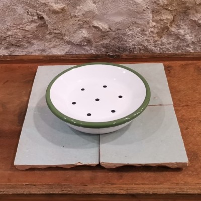 AZUL Concept Store | Elifle | Porte-savon émaillé Vert Olive