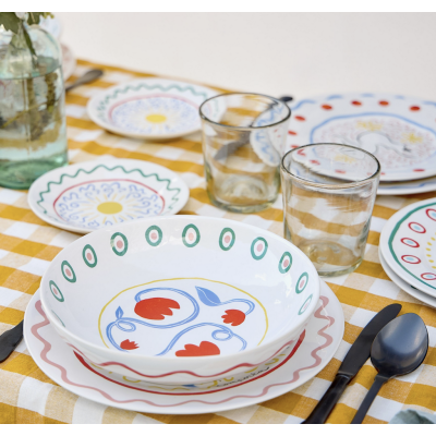 AZUL Concept Store | Costa Nova | Assiette Creuse Summer bliss