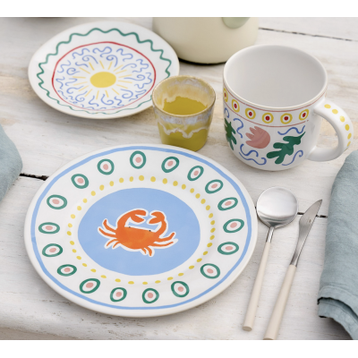 AZUL Concept Store | Costa Nova | Petite Assiette Crabe Summer Bliss