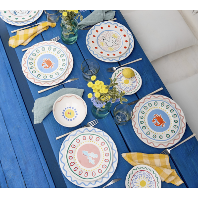 AZUL Concept Store | Costa Nova | Petite Assiette Crabe Summer Bliss