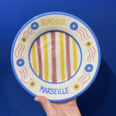 AZUL Concept Store | A Loja da Cerâmica | Assiette décorative - Bonjour Marseille