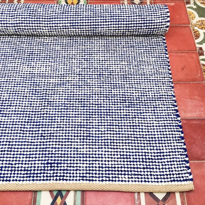 AZUL - CASA CUBISTA - tapis couleur block sur mesure